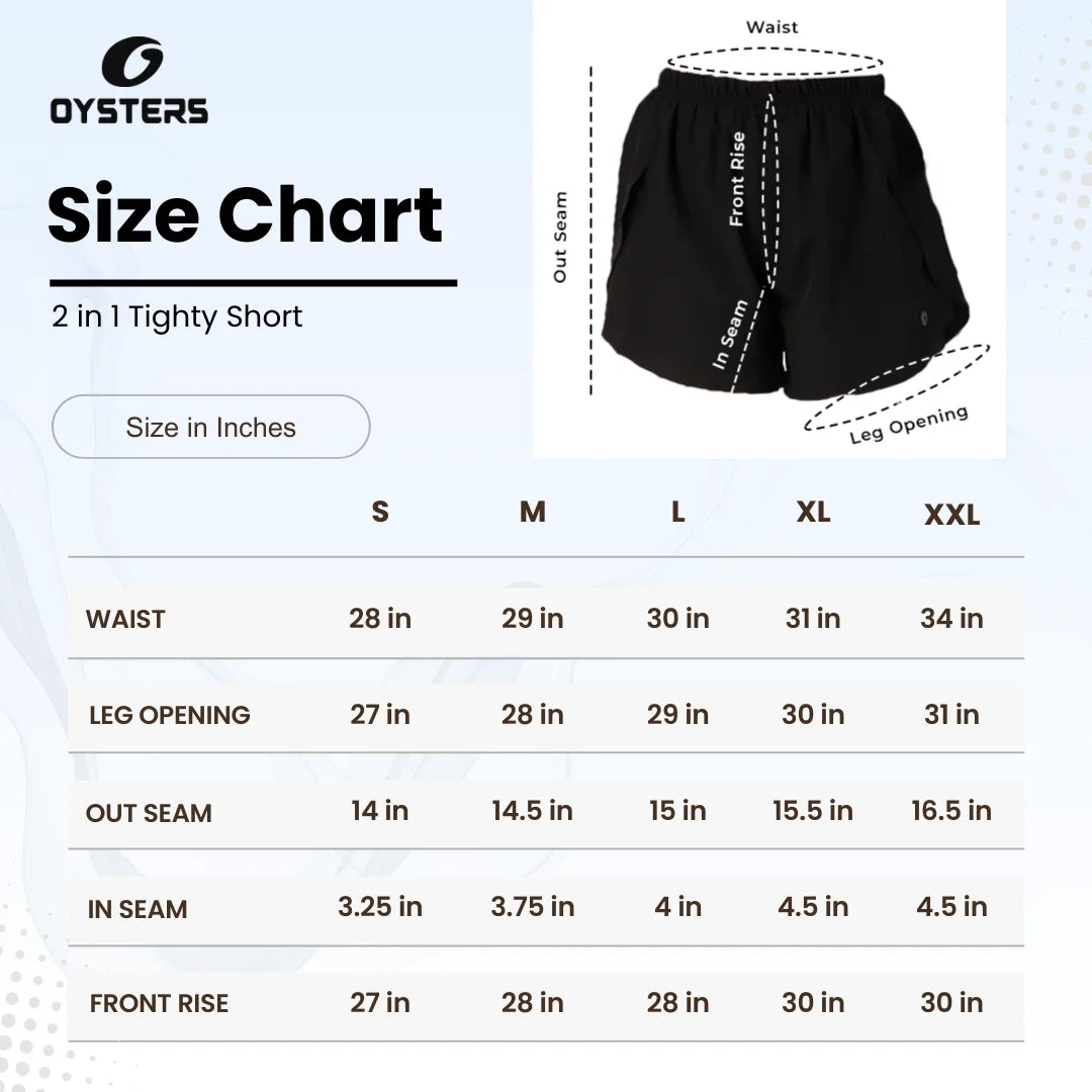 Oysters Women’s 2 in 1 Running Skirt Shorts Quick Dry Gym Athletic Workout Shorts for Women